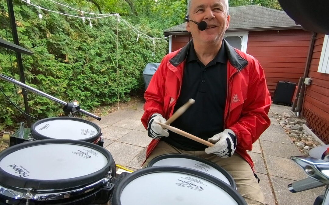 Ted Playing Drums